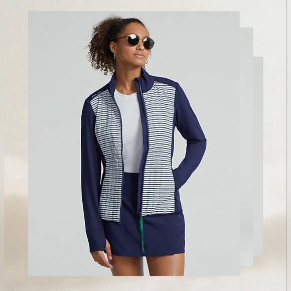 RLX Ralph Lauren Jackets & Blazers - RLX Ralph Lauren-Quilted Hybrid Zip Jacket